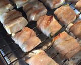 味噌ダレ入り*ヘルシーな豆腐の豚バラ巻き作り方5写真