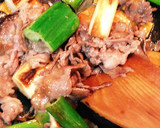 牛薄切りお弁当☆ほうれん草ソテーのせ作り方4写真
