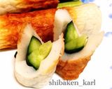 人気☆簡単花きゅうり飾り切りカットお弁当作り方3写真