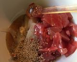 簡単！！マグロとイカの韓国風丼作り方5写真