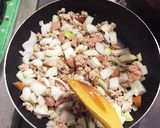 あまりカレーでキーマカレー作り方3写真