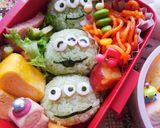 キャラ弁♥ リトルグリーンメン(角なし)作り方7写真