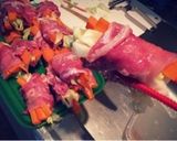 人参とキャベツの豚肉巻(酢風味)作り方5写真