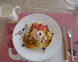簡単アレンジ!カフェ風パンケーキ作り方6写真