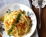 簡単♪桜海老の和風パスタ作り方4写真