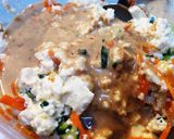 胡麻ドレで作る豆腐サラダ作り方5写真
