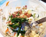 胡麻ドレで作る豆腐サラダ作り方6写真