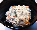 胡麻ドレで作る豆腐サラダ作り方7写真
