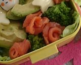 キャラ弁 うずらの卵でヘルシーサラダ弁当作り方5写真