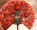 レンジで簡単苺ソースジャム作り方2写真