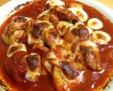 ホールトマト鶏肉カレー風味チーズ焼き。作り方5写真