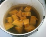 簡単♪ほうれん草と かぼちゃのお味噌汁作り方3写真