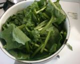 簡単♪ほうれん草と かぼちゃのお味噌汁作り方4写真
