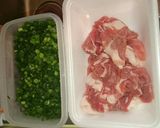 豚肉とネギのずぼらパスタ作り方1写真