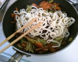 簡単 ランチに 焼きうどん 中華風 塩味作り方4写真