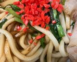 簡単　焼きうどん（残り物で）作り方7写真