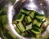 キュウリの蛇腹切りさっぱりぽん酢和え作り方4写真