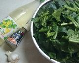 大家族の『付け合わせ』ほうれん草ソテー作り方1写真