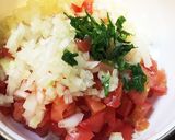 ルッコラと長芋のトマドレサラダ作り方1写真
