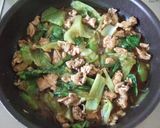 簡単！ご飯が進む✿豚肉レタスの辛子酢炒め作り方6写真