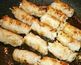野菜の肉巻き オニオンソースがけ作り方9写真