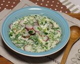簡単冷製スープ♪　ロシア料理オクローシカ作り方6写真