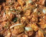 キムチ納豆厚揚げ丼(無水鍋使用)作り方4写真