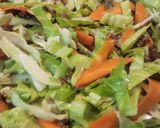 お吸い物の素で♪ラクして美味しい野菜炒め作り方2写真