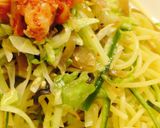 沢庵・胡瓜・塩昆布で超簡単冷製パスタ作り方7写真