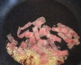 水つけパスタ レタスベーコンのペペロン作り方1写真