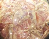 鶏ムネ肉の柔らかソテー〜からし風味〜作り方1写真