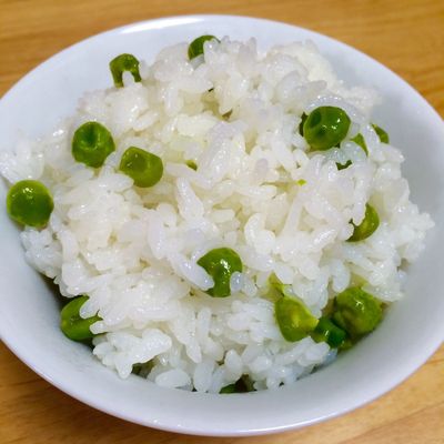 冷凍グリンピースで♫いつでも豆ご飯♫ by ひろママ