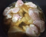 低脂肪　しっとり 鶏胸肉の治部煮作り方3写真