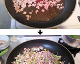 黒酢黒胡麻黒胡椒☆黒いレタス炒飯！作り方2写真