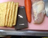 鳥お揚げコンニャクのお煮しめ作り方1写真