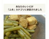♣フキと生揚げのほっこり照り煮♣作り方9写真