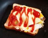 朝食の新定番！プチトマトースト♪作り方3写真