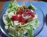 タイニーシュシュと納豆とワカメのサラダ作り方6写真
