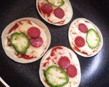 簡単 餃子の皮 アレンジ！ピザ♡作り方4写真