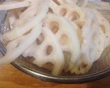 簡単！レンコンと牛肉のバルサミコキンピラ作り方1写真