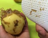☺︎つぶつぶしゃもじで新じゃが皮むき☺︎作り方2写真