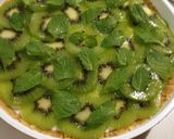 ☆キウイとミントのベイクドチーズケーキ☆作り方10写真