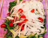 ジュ！とかけちゃう水菜のサラダ風作り方6写真