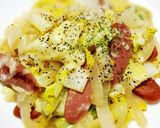冷蔵庫の残り野菜で!ペッパーチーズ焼き作り方3写真