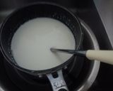 冷凍マンゴーで作る濃厚なめらか杏仁豆腐作り方3写真