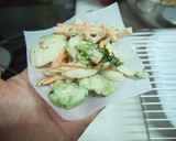 初夏お勧め！そら豆と新玉の風味かき揚げ作り方2写真