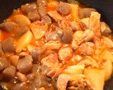 鶏肉&コチュジャンのこってり煮♪作り方5写真