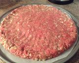 肉食獣に捧げるミーツァ:ベースが肉のピザ作り方4写真