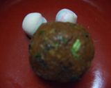 お湯を注いで即席味噌汁(玉?)お弁当に♪作り方4写真