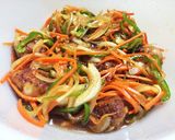 揚げない♪香味ほんのりさっぱり彩り鶏南蛮作り方4写真